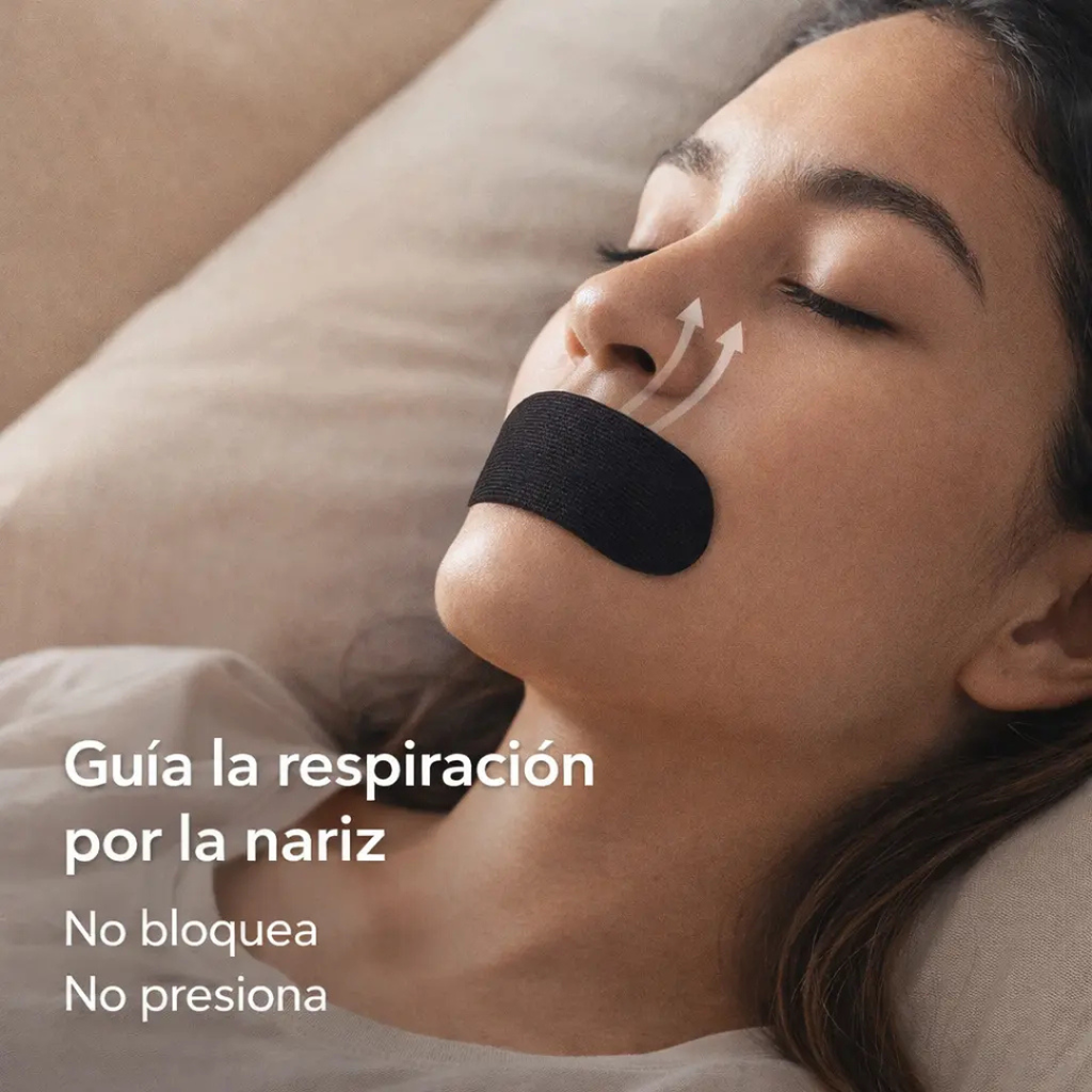 cinta antirronquidos para dormir